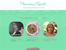 Tablet Screenshot of femininespirit.com.au